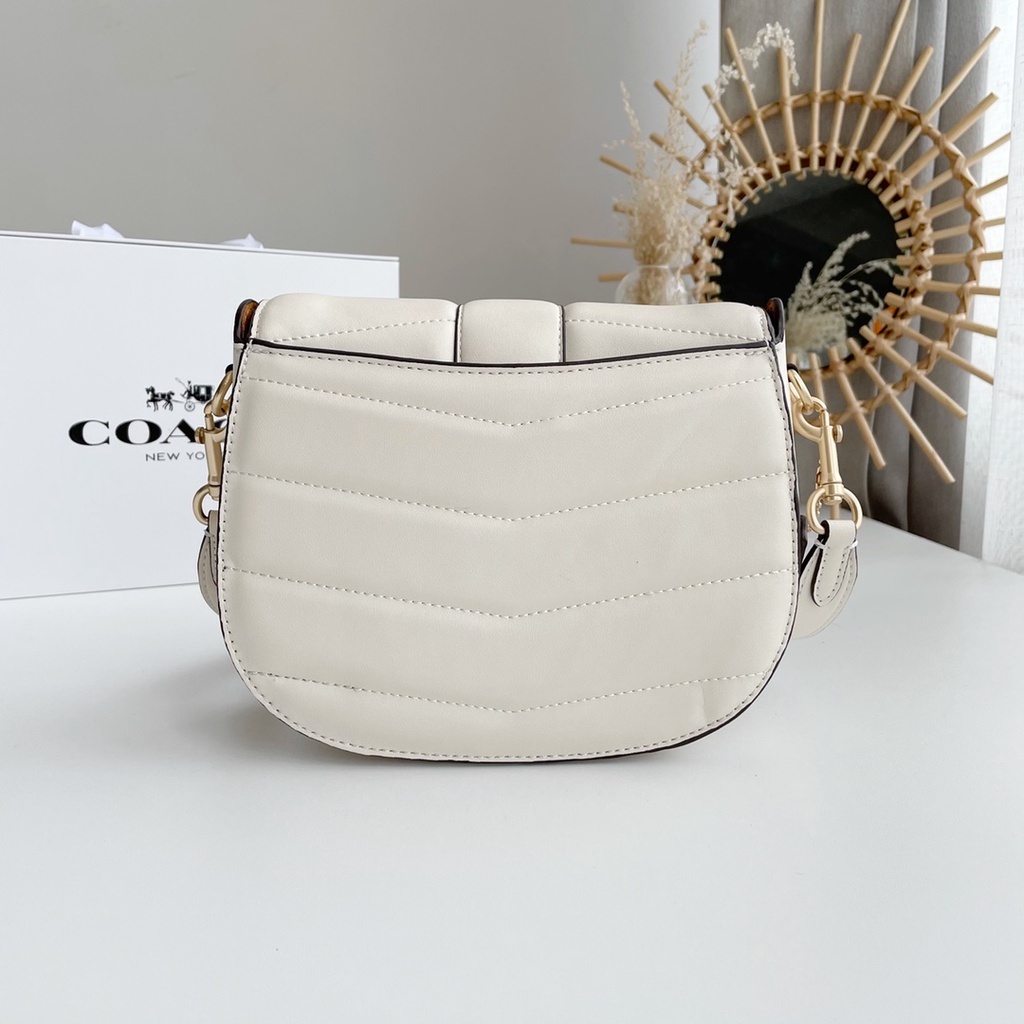 2803 coach saddle bag shoulder bag messenger bag  mab