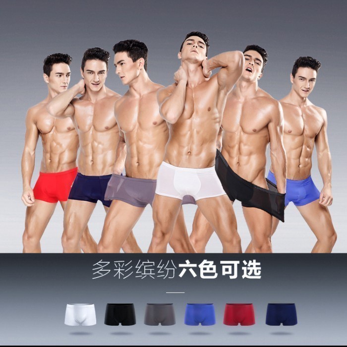 Celana Dalam Pria Impor -  Sempak Pria Celana Boxer Pria Transparan 1 Pcs - Celana Boxer Pria Dewasa