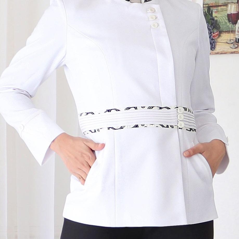 Big Sale.. Baju Dinas Wanita Putih Hitam Set Rok Blazer Kerja Kantor Putih Hitam Jas Baju Dinas Puti