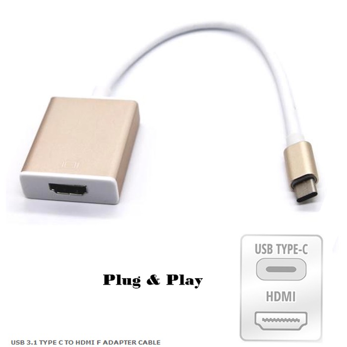 CONVERTER USB 3.1 TYPE C TO HDMI