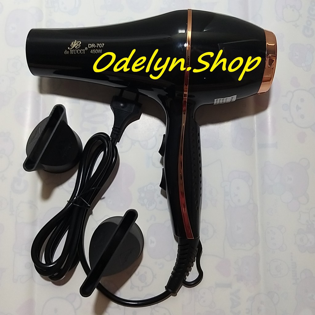 Hairdryer De Rucci DR-707 / FASHION HAIRDRYER DeRucci 100% ORIGINAL