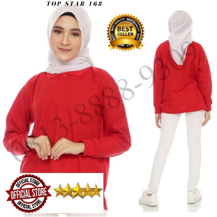 Kaos Polo Branded Promo Kerah Hitam Keren Terbaru I4L1 Premium Oversize Strip Casual Olahraga Garis 