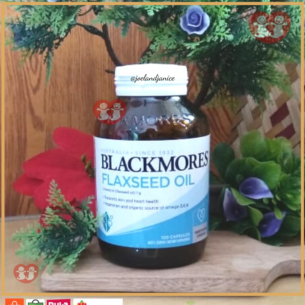 Blackmores Flaxseed Oil 1000mg 100 Vegetarian Capsules