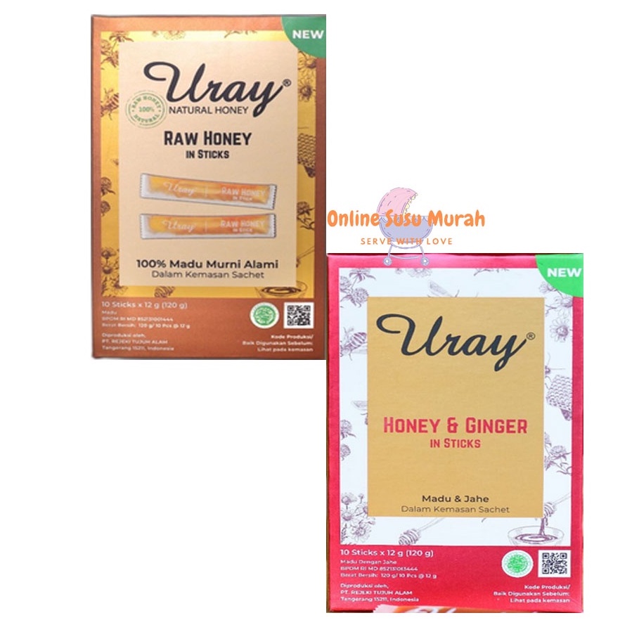 Madu Uray Honey Stick Sachet  Original Madu Murni  Madu Asli Organik