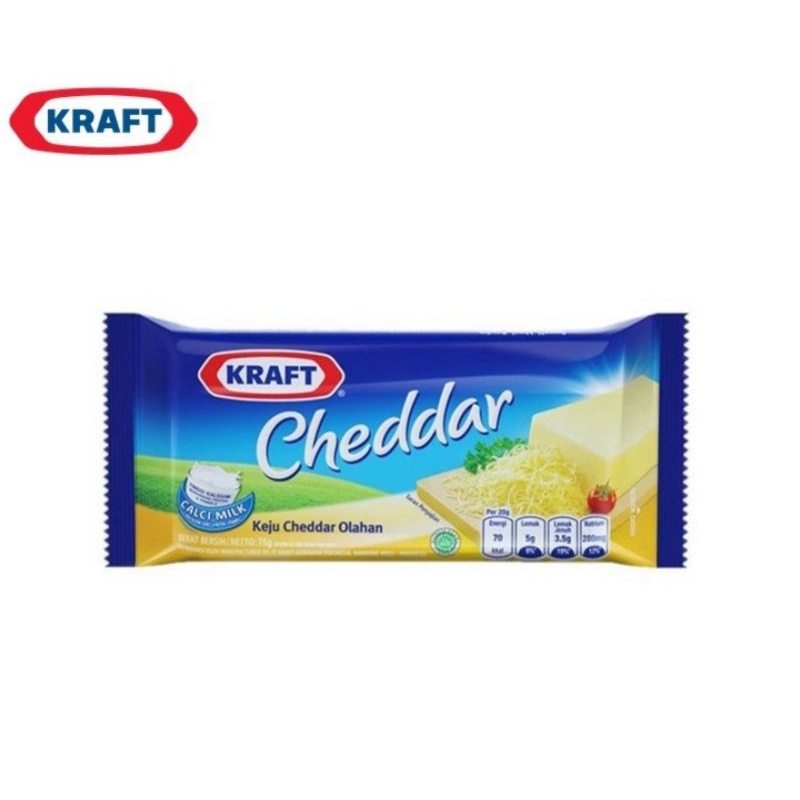 N_S_Y Kraft Cheddar Midi keju parut keju tanggung 70gram