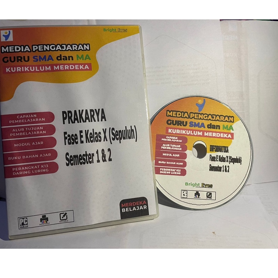 

CD MODUL AJAR SMA/MA PRAKARYA FASE E & F ( KELAS X & XI ) SEMESTER I & II