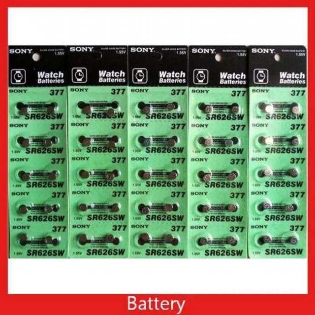 Baterai / Batre / Battery Jam 626 377 AG4 Kancing Bulat