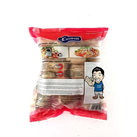 

MAKANAN BEKU / FUSIPIM SEAFOOD STEAMBOAT COMBO/ SHABU SHABU STEAMBOAT- 500 GR NON COD