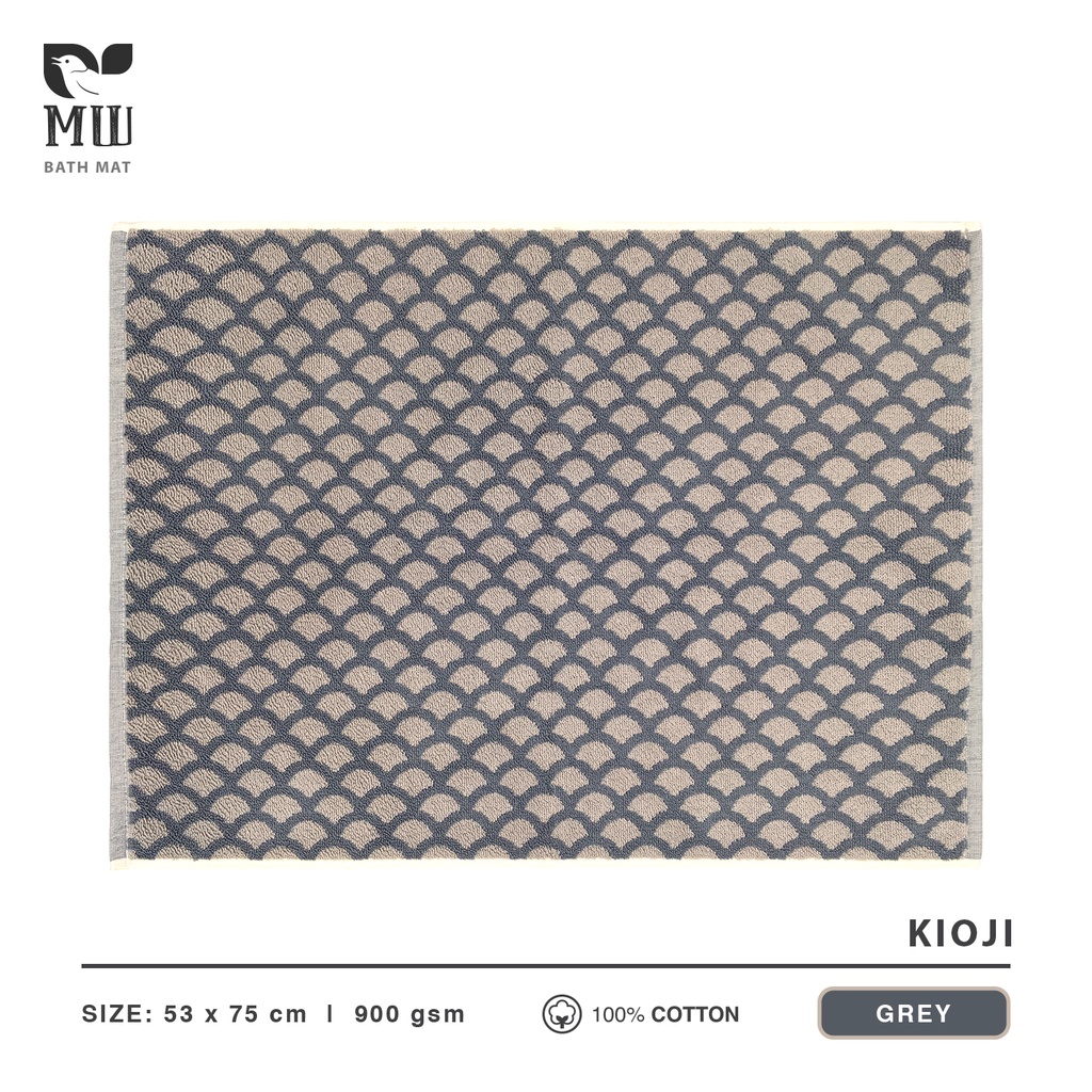 MWB Keset Morning Whistle KIOJI Keset Kamar Mandi Dapur Handuk Bath Mat 53 x 75 cm