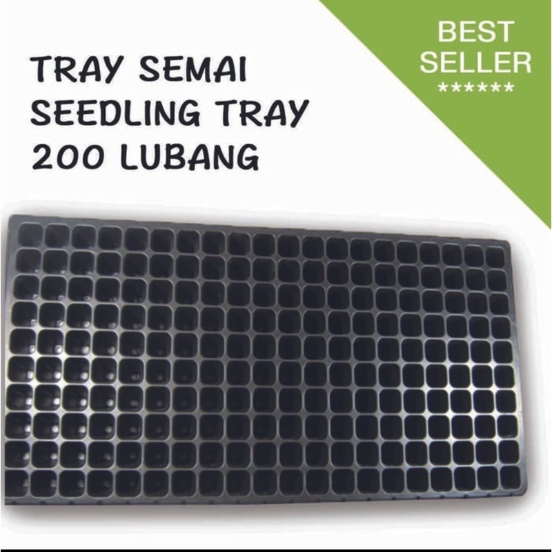 Tray Semai 200 lubang grosiran Pot Hidroponik Alat Tanam Planter