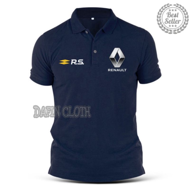 Polo shirt Kaos Kerah Pria Renault Good Quality