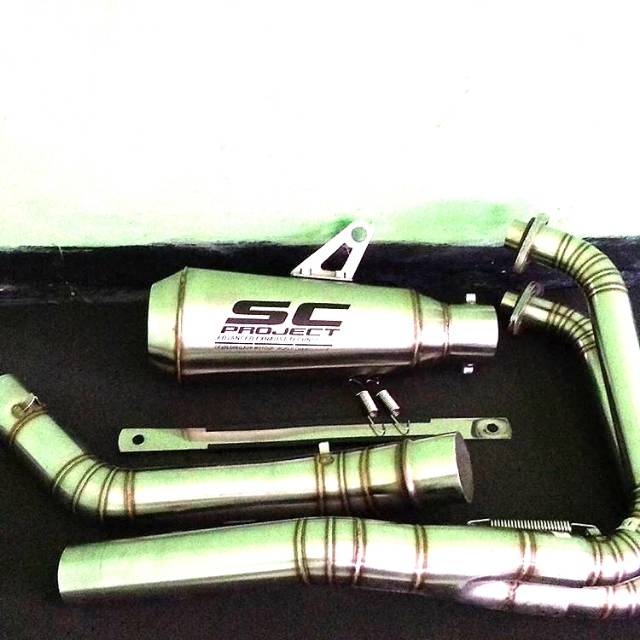 knlpot sc 2 silinder