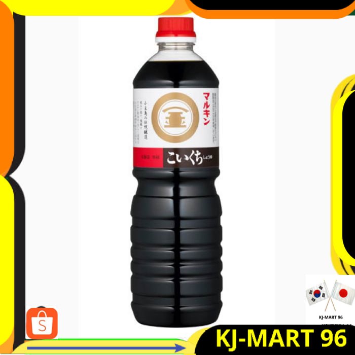 

MAKANAN JEPANG/JAPANESE FOOD-KECAP JEPANG MARUKIN KOIKUCHI SHOYU 1 LTR
