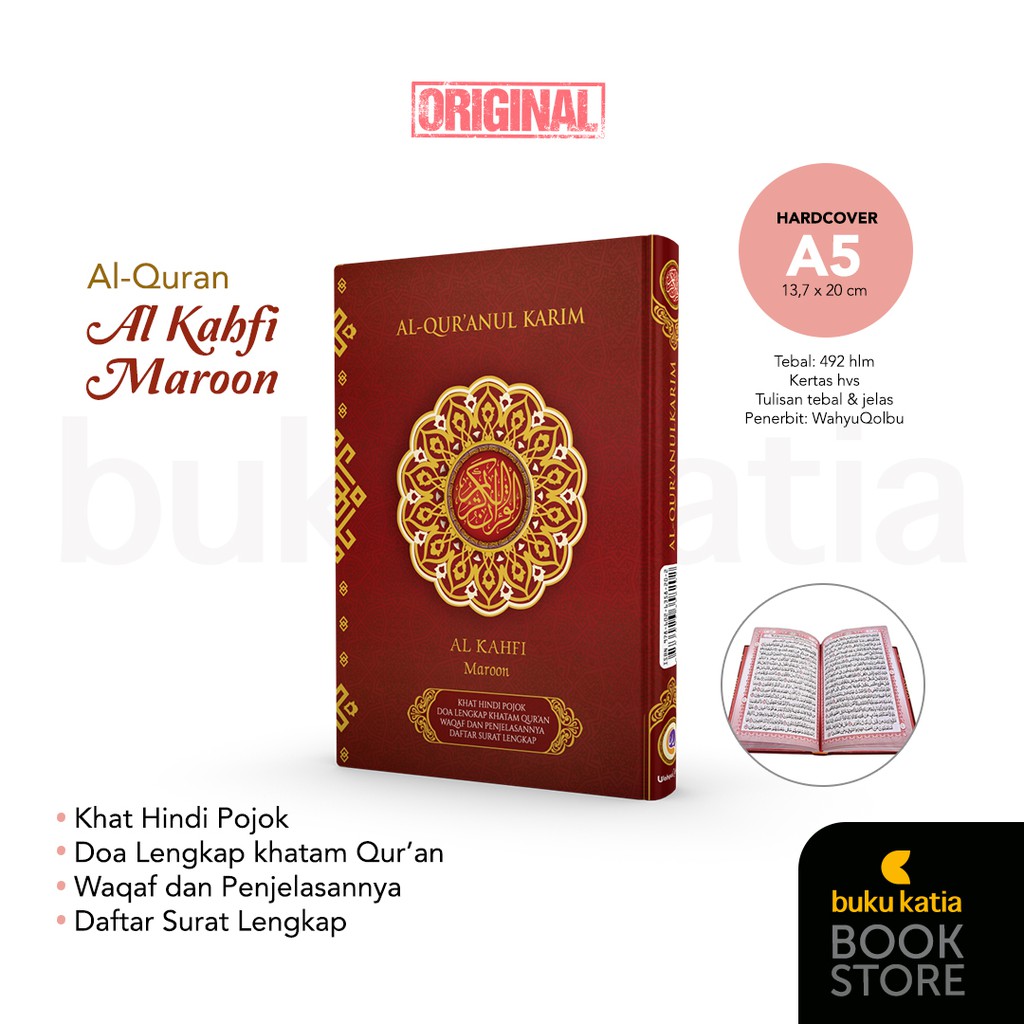 AL-QURAN AL KAHFI MAROON