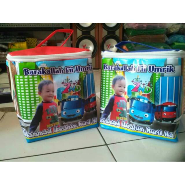 Tas souvenir ultah kubus tayo