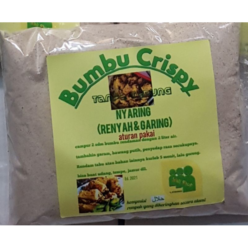 

Bumbu crispy untuk tahu dll 1000 gr