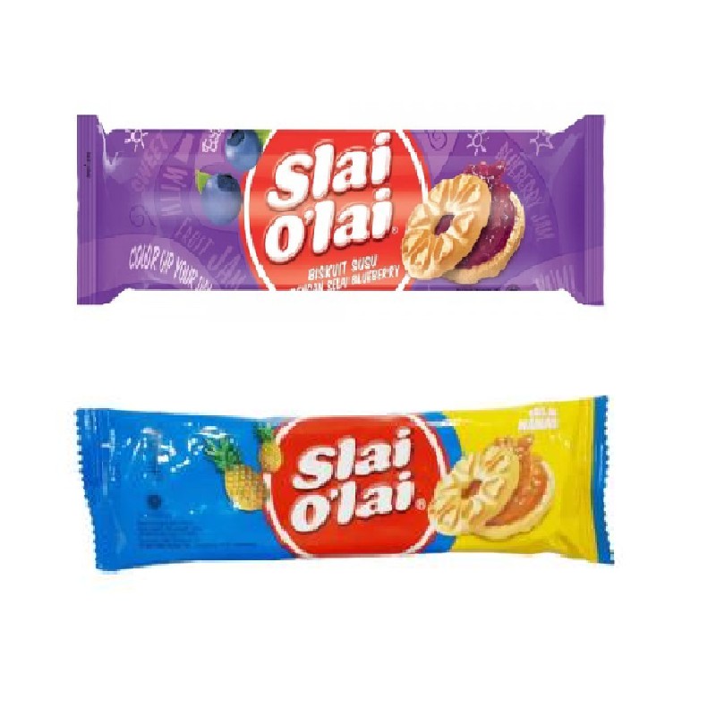 

Roma Slai Olai Rasa Blueberry, Pineapple Kemasan 128gr