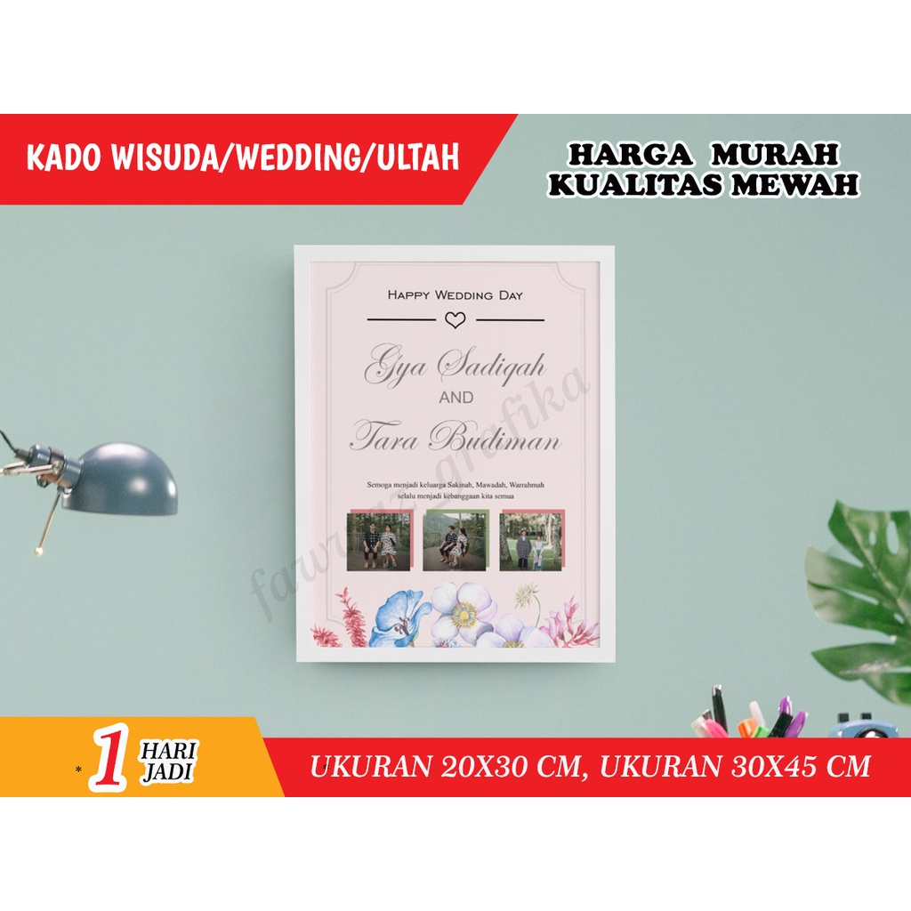 Kado Wisuda / Kado Ulang Tahun / Kado Wedding / Kado Murah  / Cetak Foto / Foto Wisuda / Foto Custom