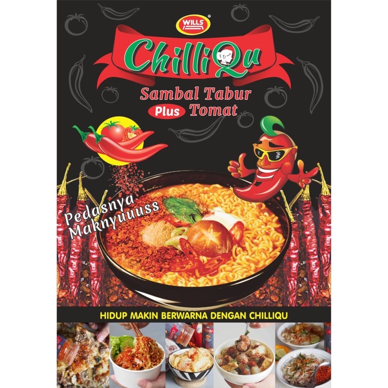 

CHILLIQU SAMBAL CABE TABUR PLUS TOMAT 12 SACHET Keren