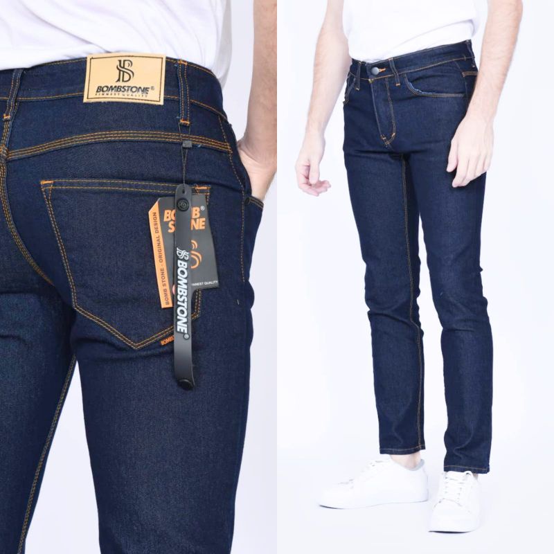 Celana Jeans Panjang Pria Terbaru / Celana Pria Slim Fit Cowok Keren / Celana Jeans Pria Stret Melar Trending Original