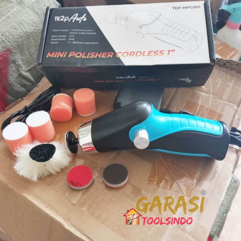 mini polisher cordless 1&quot; te2p mesin poles mini baterei mesin poles portable baterai 1 inch