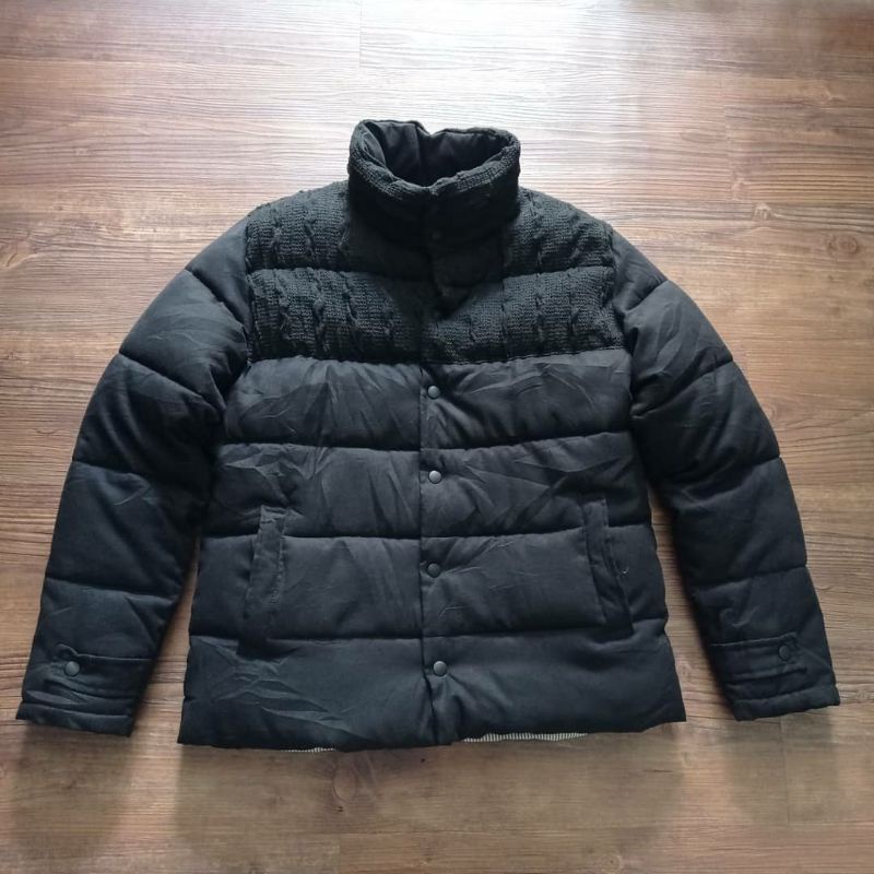 CAVARIA BLACK DOWN JACKET WINTER JAPAN BRAND (BULU ANGSA)