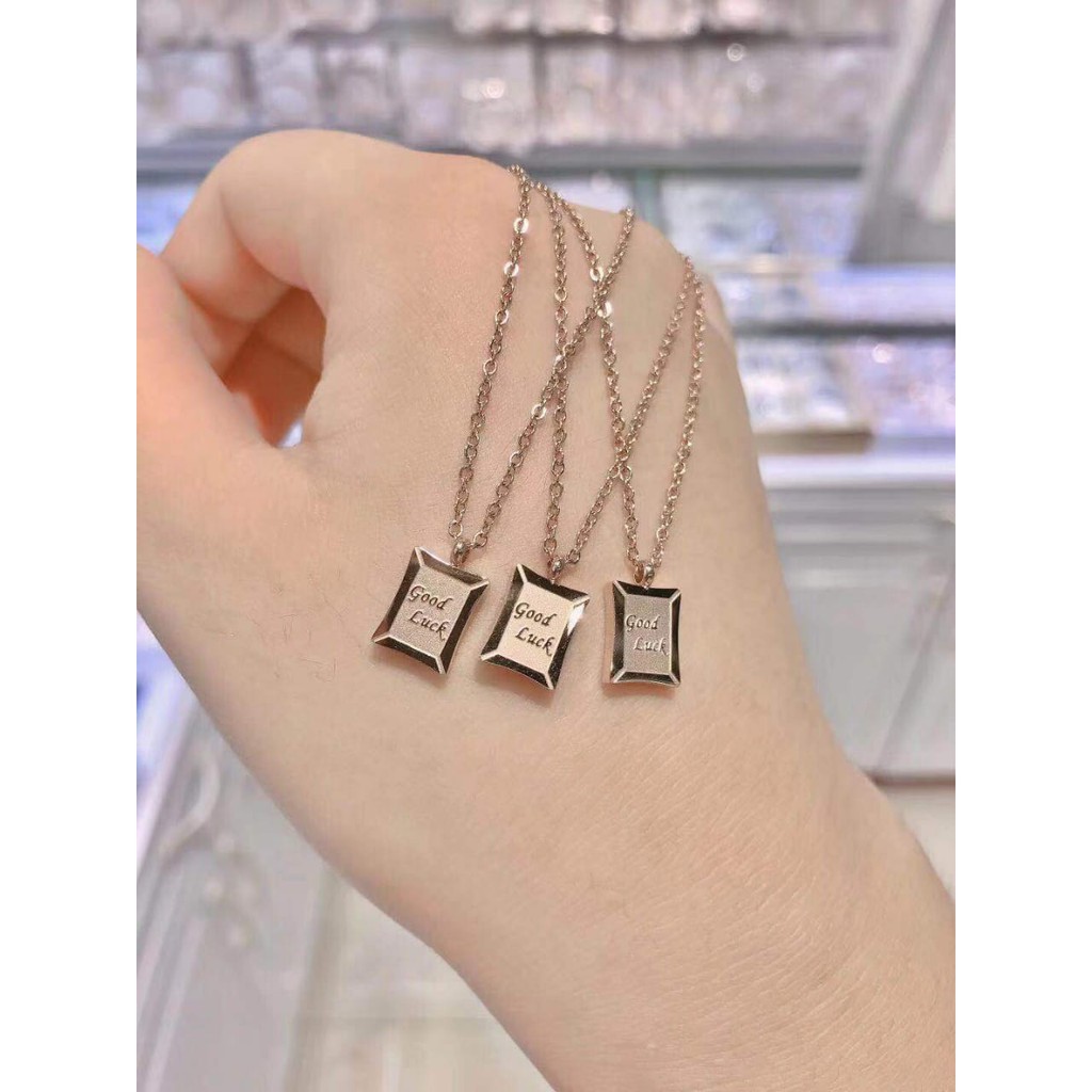 GG Kalung Good Luck Titanium Stainless Steel#KL-183