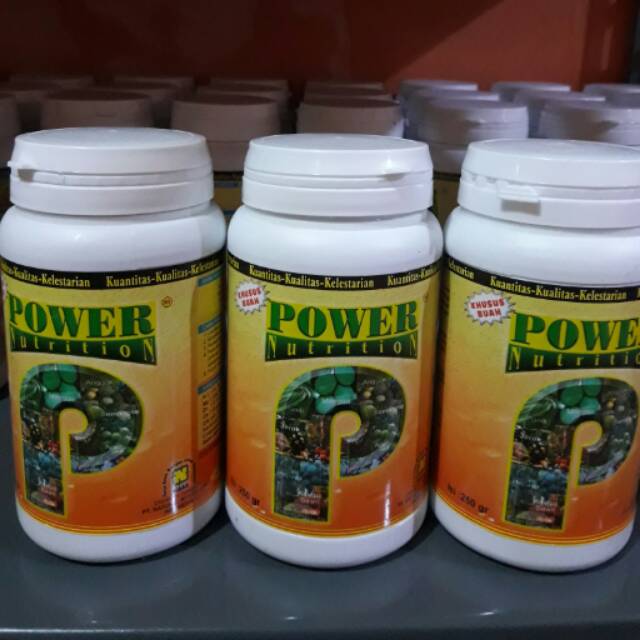 COD FREEONGKIR Power Nutrition Nasa Perangsang Buah isi 250 gr