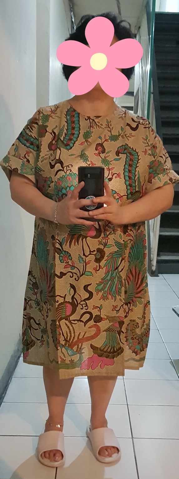 Atasan Batik Jumbo - Batik Couple - Batik Seragam Kerja - Batik Jumbo Wanita - Batik Jumbo Pria -set