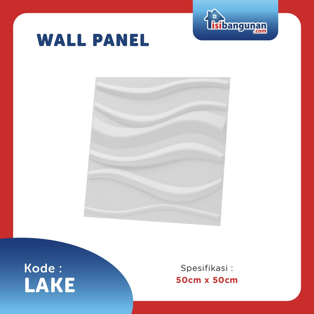 Lake Wallpaper Timbul (Wall Panel) - JT Panel 3D PVC PerPcs