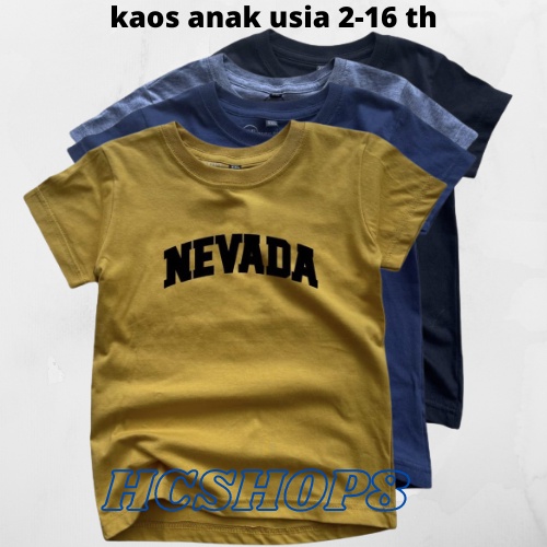 Kaos Anak Distro NVD Unisex Laki Laki Perempuan Usia 2-16th