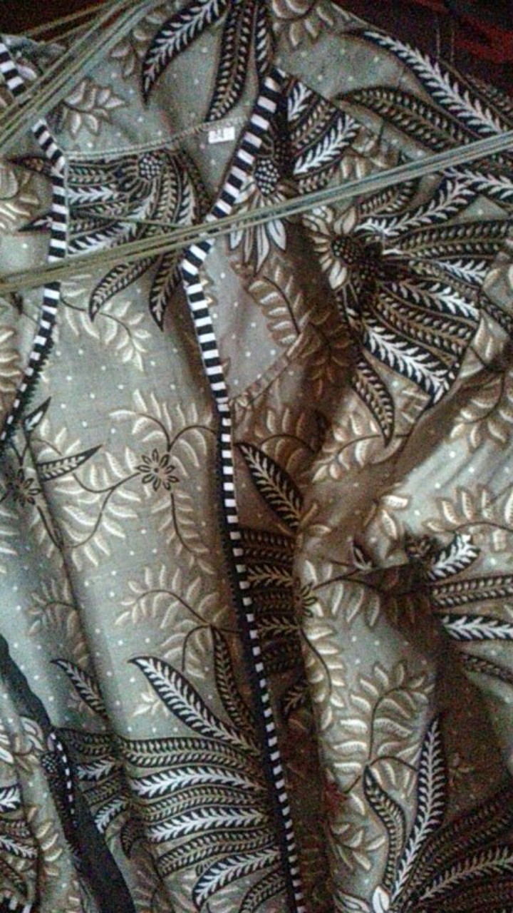 Batik Dolby Dolbi Dobby Doby Tenun Sutra Tulis Katun Atbm Baron Atasan Batik Wanita Sogan Srg308