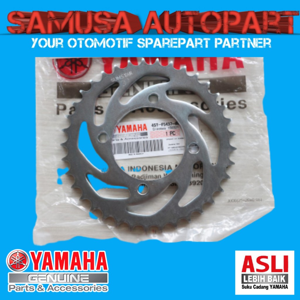 SPROCKET DRIVEN / GIGI BELAKANG / GEAR BELAKANG VEGA R LAMA , RX KING ORIGINAL / 4ST-F5437-00