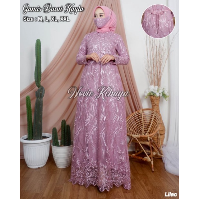 (COD)GAMIS BUSUI KAYLA/GAMIS BROKAT TULLE/GAMIS PESTA MODERN/GAMIS MEWAH/GAMIS SERAGAM/GAMISMURAH