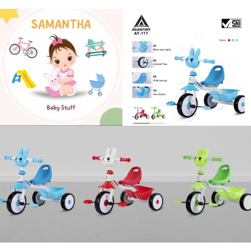 SEPEDA RODA 3 ANAK/TRICYCLE AVIATOR AT 117