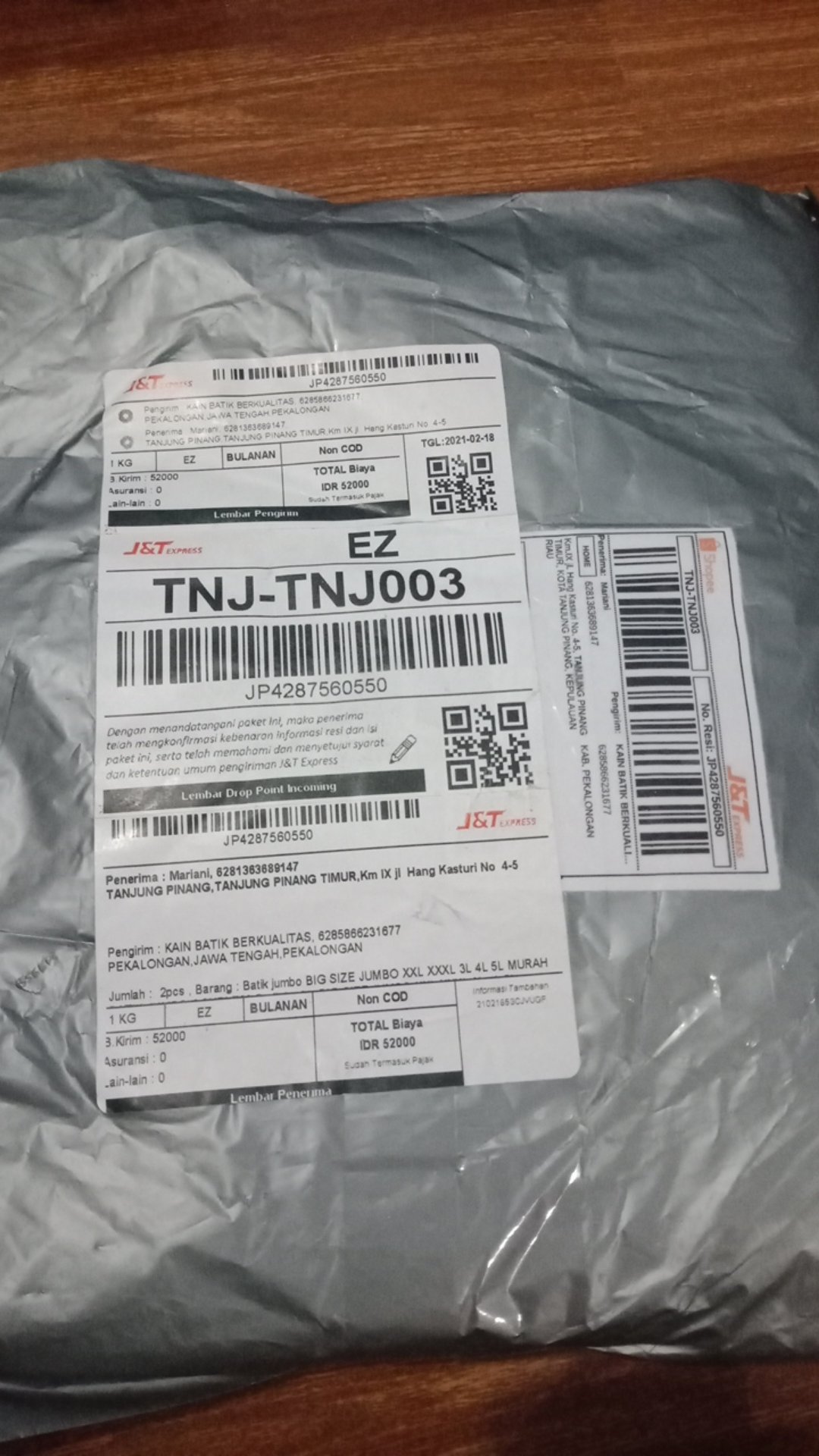 Batik Jumbo Big Size Jumbo Xxl Xxxl 3l 4l 5l Murah Batik Jumbo Couple03