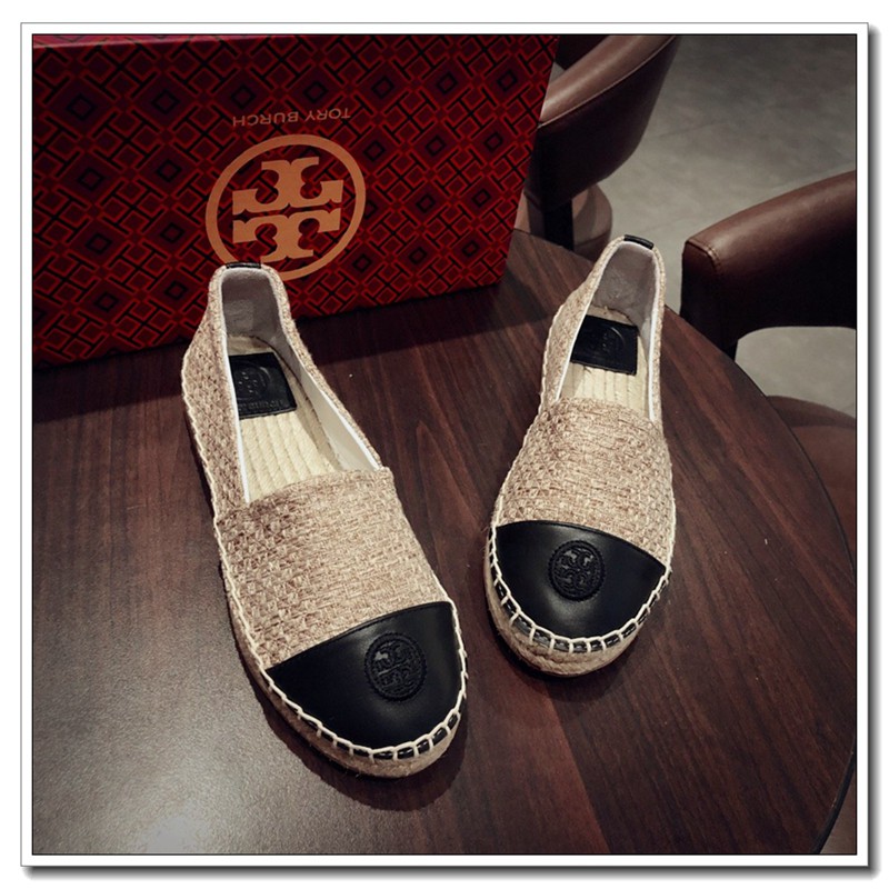 Sepatu Flat Shoes  Model  tory Burch Untuk Wanita Shopee  