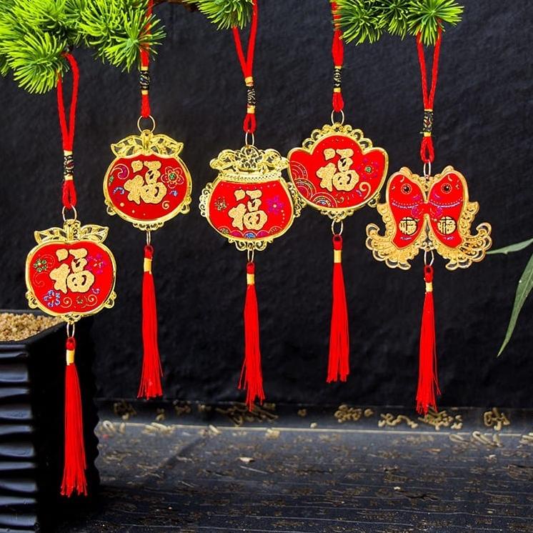 

[PRODUK CKHhj] Gantungan Angpao Hiasan Dekorasi Pohon Meihua Hampers Macan Harimau 2022 Imlek GVF