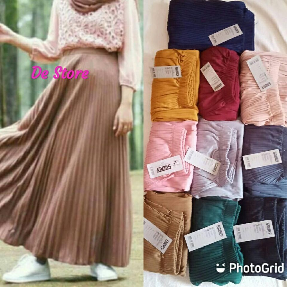 Paket usaha rok plisket 10pcs/promo paket usaha murah