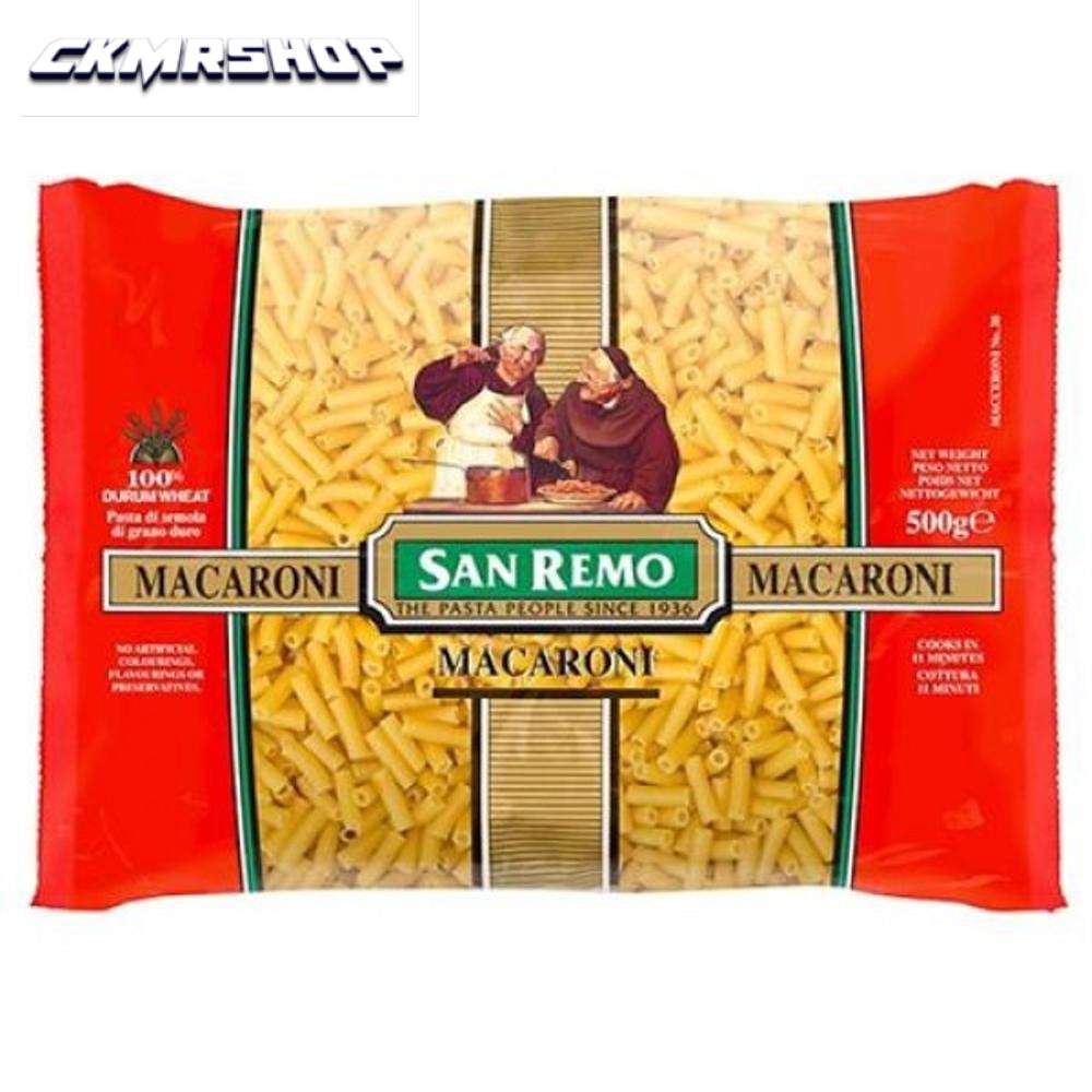 

SAN REMO MACARONI NO.38 500GR PAK