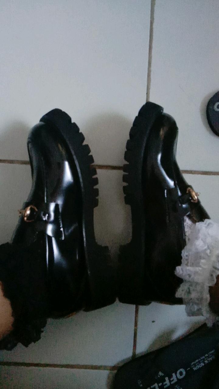 Sepatu Flats Loafers Slip On Bahan Kulit Gaya Harajuku Ulzzang Untuk Wanita 36-40