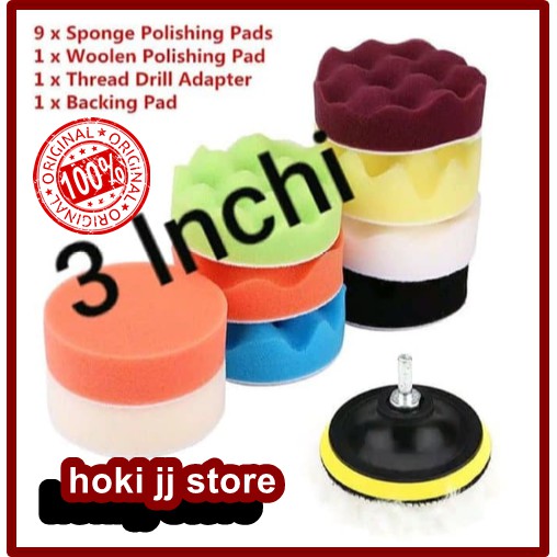 Busa Poles /Set Poles /paket Poles Alat Poles Body Motor dan Mobil 12pcs