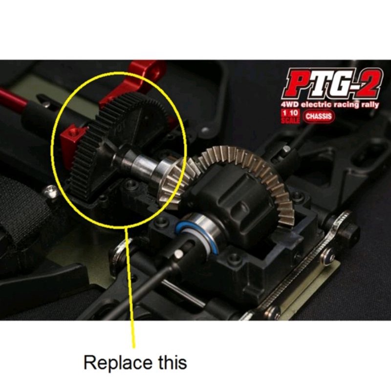 Spur Gear LC RACING PTG 2 Ptg 2 R  Metal