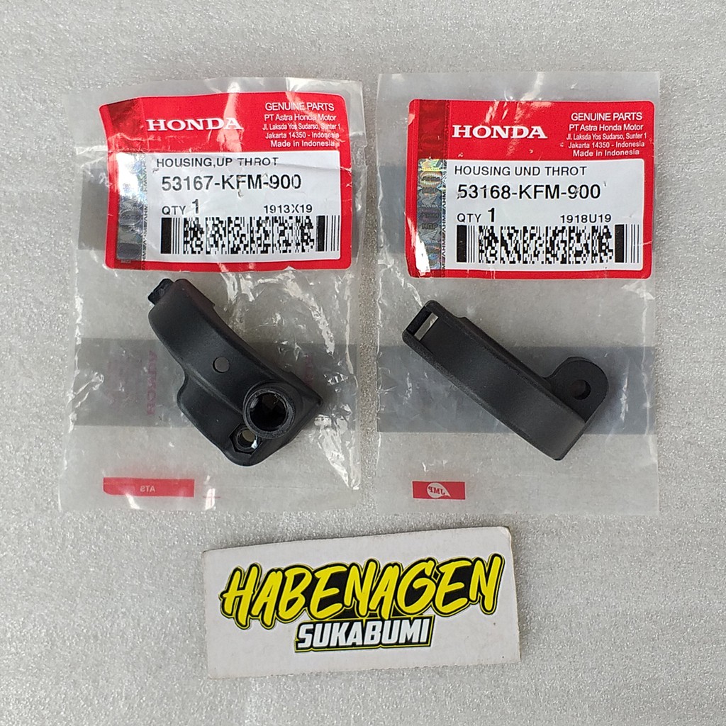 rumah dudukan pipa gas atas bawah set karisma supra x 125 cs1 revo beat vario scoopy spacy ori AHM