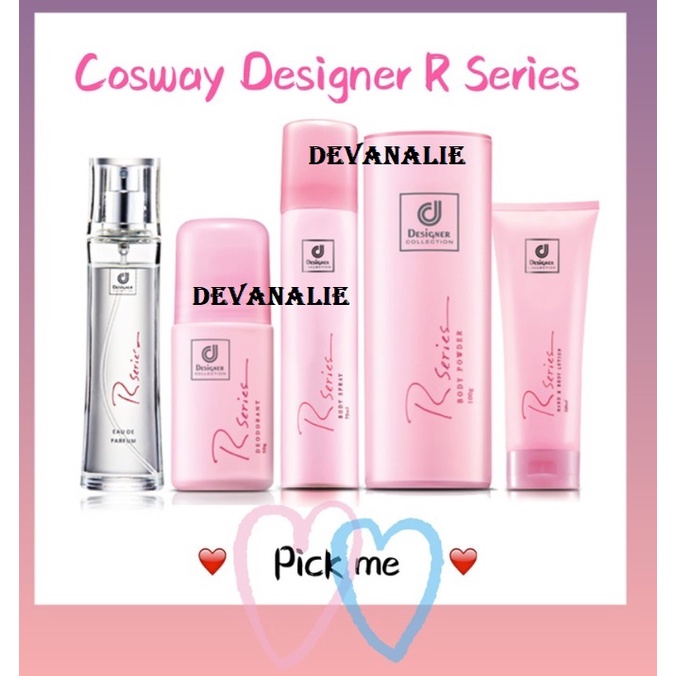 ORIGINAL Malaysia Cosway R Series R-Series Lotion Parfume Parfum Body Spray Powder Deodorant