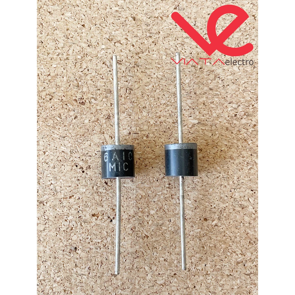 DIODA 6A10 MIC ECERAN  (1BUAH) RECTIFIER 6A DIODE 6A10 MIC