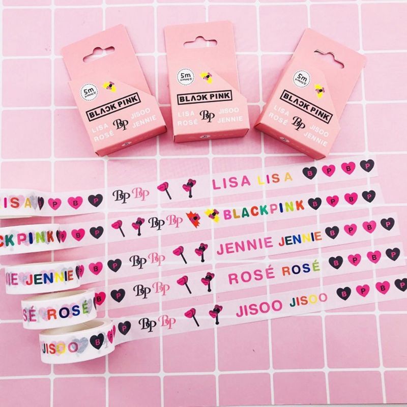 selotip washi tape isolasi blackpink