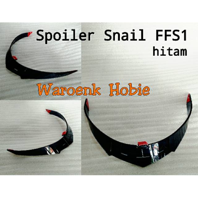 Spoiler helm Snail FFS1, aksesoris helm full face & half face