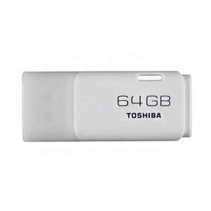 Flashdisk Toshiba 16 / 32 / 64 / 128GB USB Flashdisk / Flash Disk Toshiba TransMemory- White