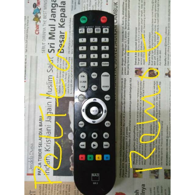 Remot amplifier NAD original terlengkap